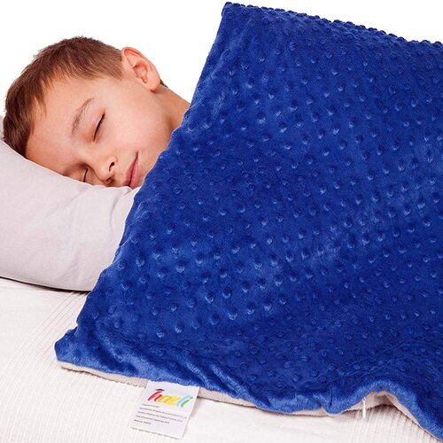 5 Lbs Weighted Blanket for Kids with Removable Cover - 36" x 48"