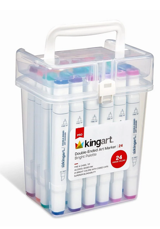 Alcohol Markers Fine & Chisel Tip 24 Count