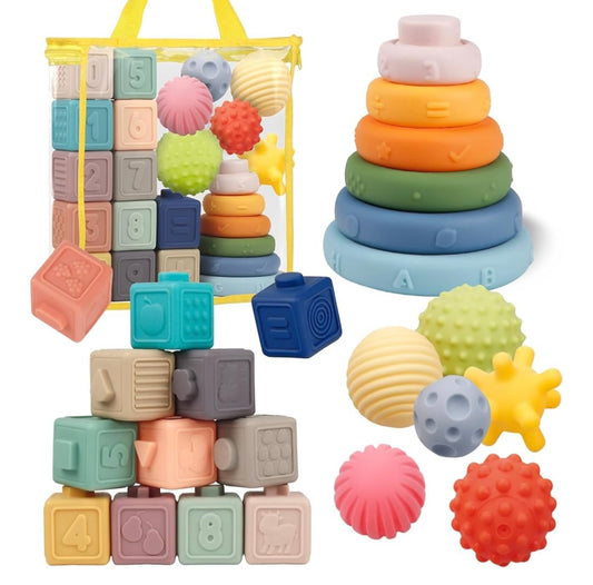 Toy set Blocks, Balls, Rings