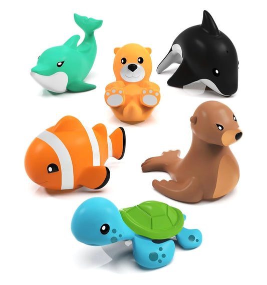 No Holes Bath toys Aquatic set