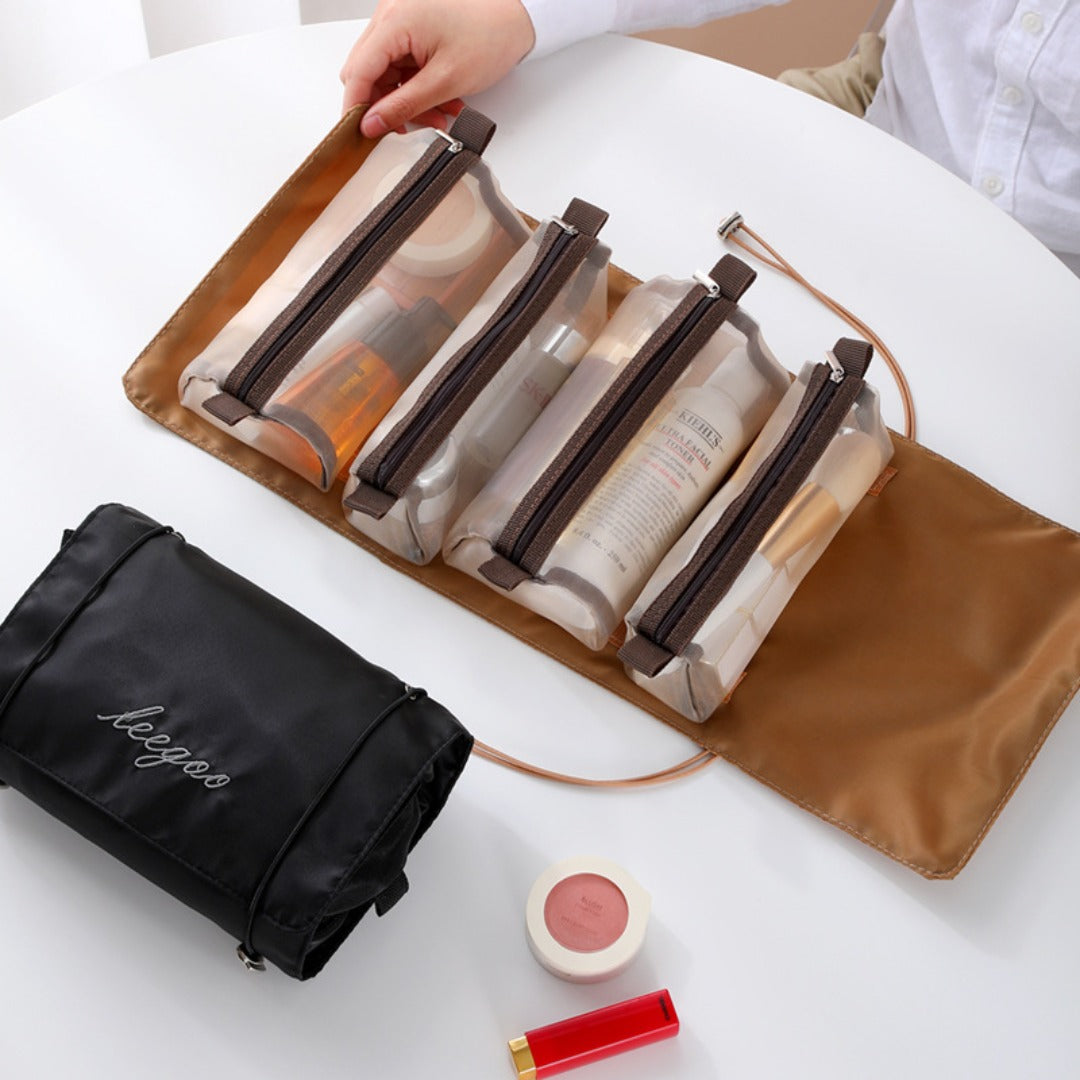 Four-in-one cosmetic bag
