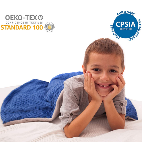 7 Lbs Weighted Blanket for Kids with Removable Cover - 41" x 60"