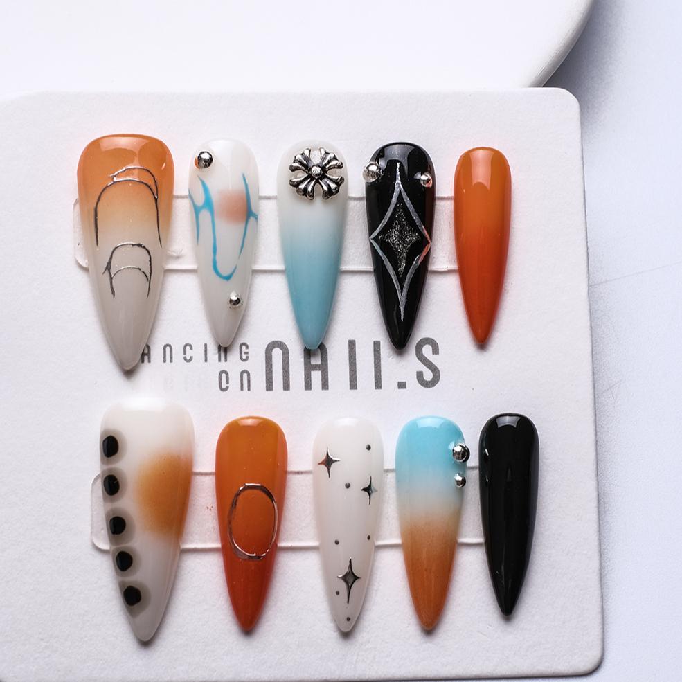 1064 Handmade Press on Nails