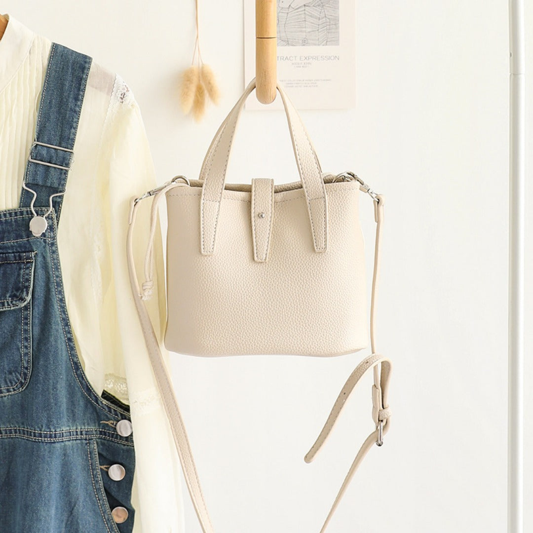 Premium Textured Bucket Bag - Retro Stylish Handbag & Fashion Versatile Shoulder Crossbody Bag