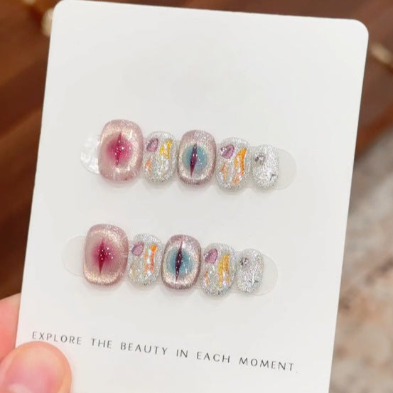 0970- Handmade press on nails