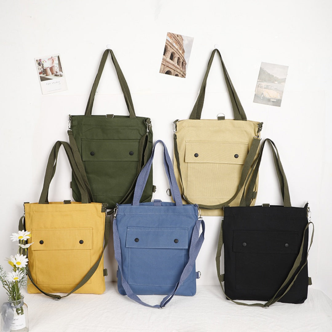 Nylon Crossbody Bag, Lightweight Underarm Bag, Simple Shoulder Canvas Bag,