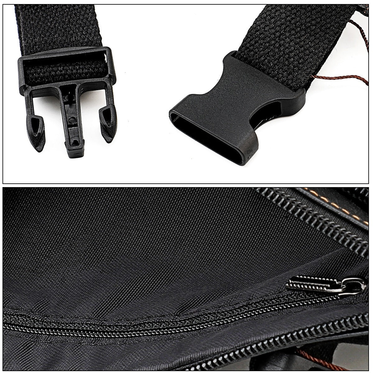 Multifunctional Genuine Leather Chest Bag & Waist Bag Unisex