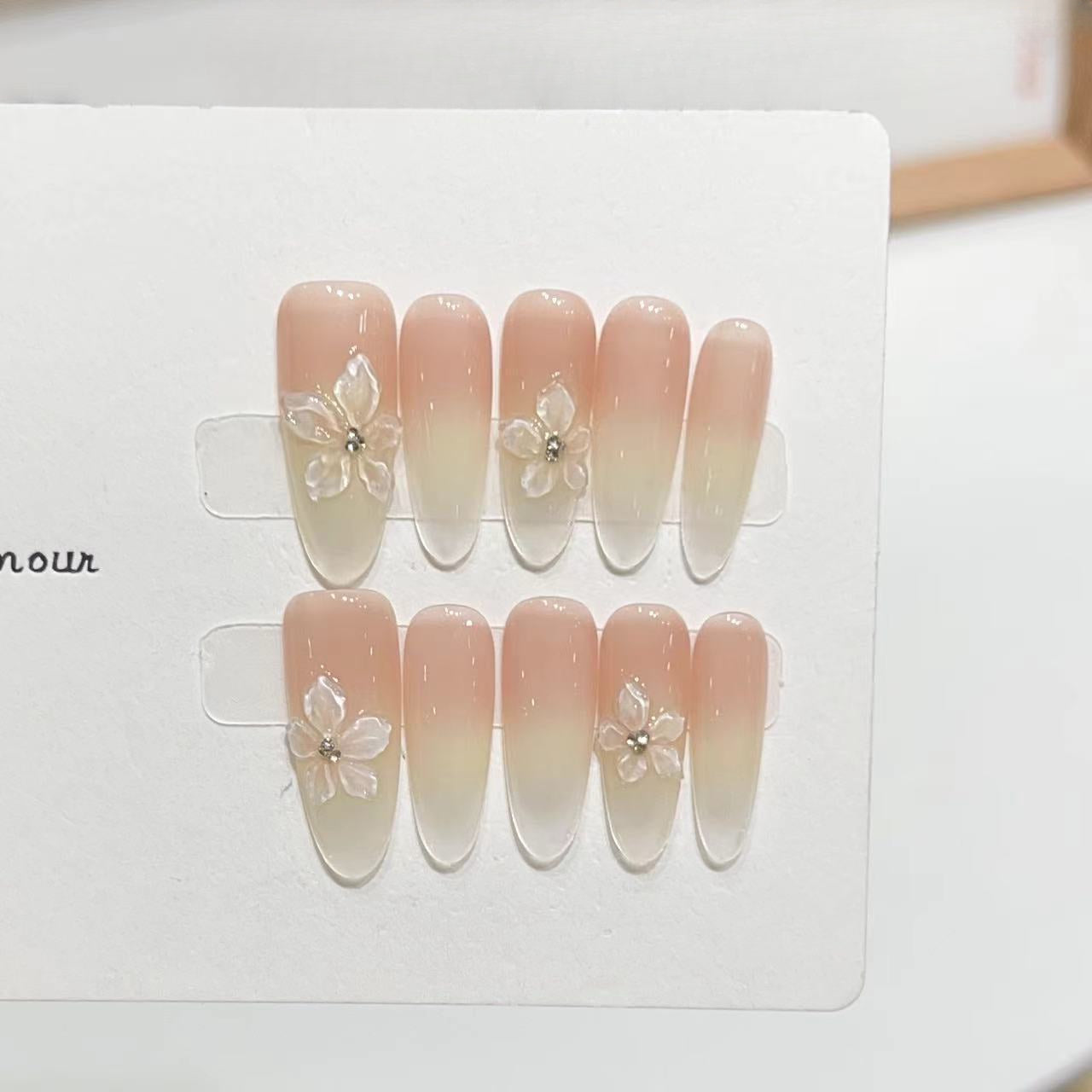 0980- Handmade press on nails