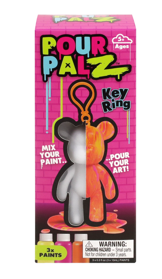 Pour Palz Keychain Art