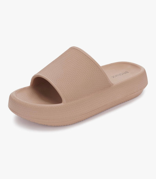 Unisex Tan Slides