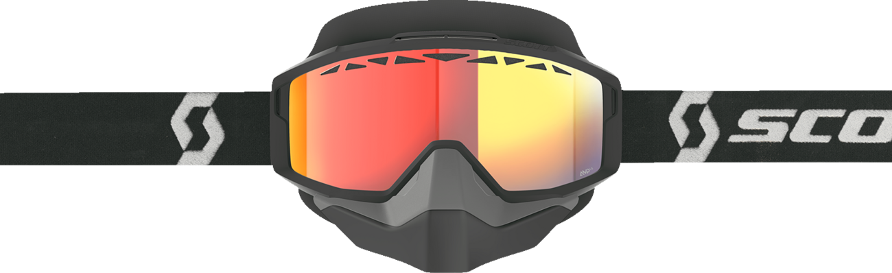 Split OTG Snow Goggle - Light Sensitive - Black/White - Red Chrome 285542-1007341