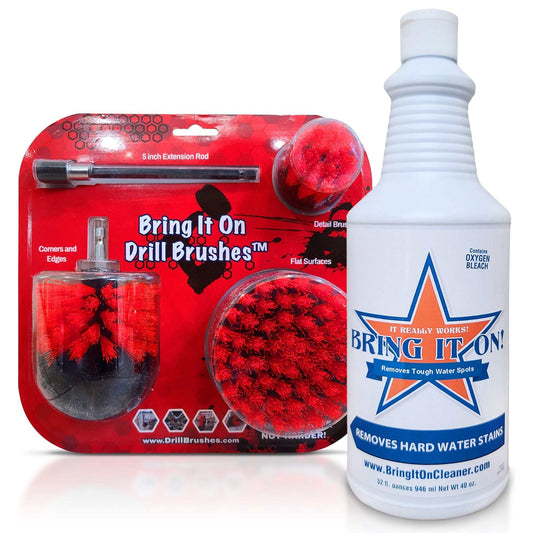 Bring It On Cleaner Plus Drill Brush 3 Pack