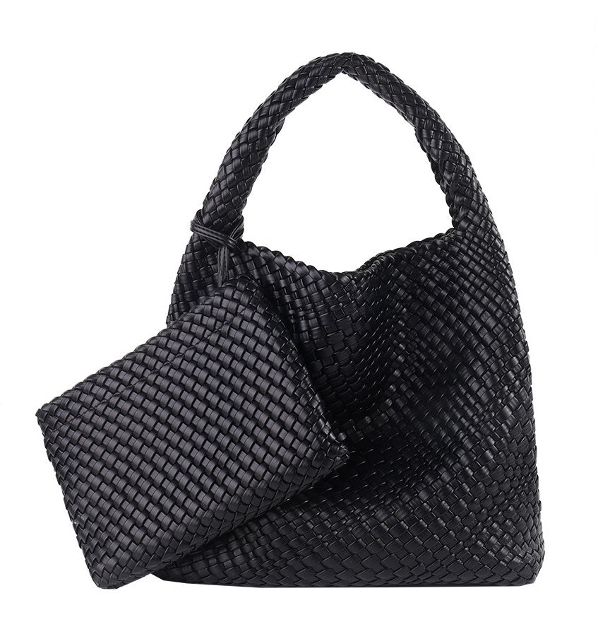Commuter Bag Large Woven Purse 2 in 1