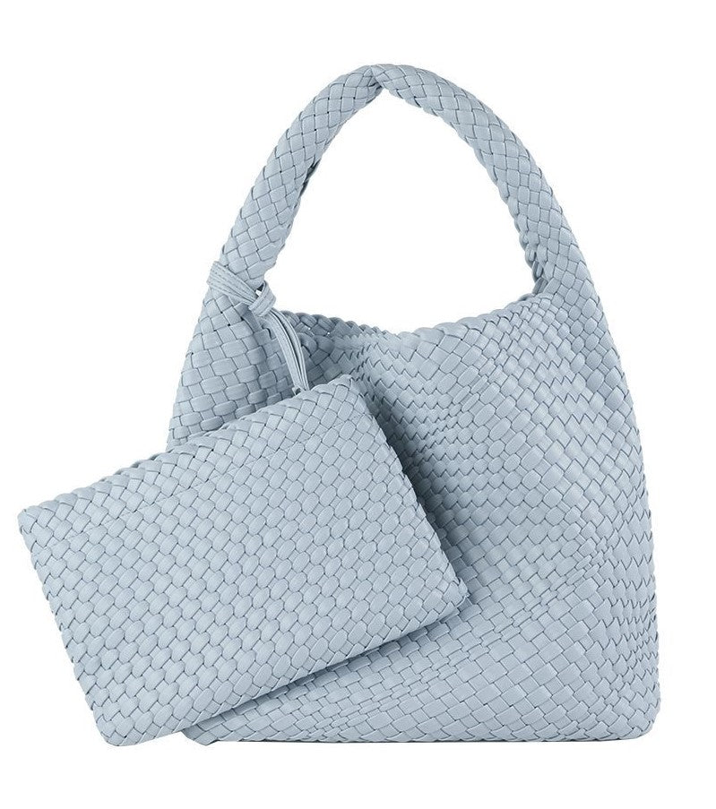 Commuter Bag Large Woven Purse 2 in 1