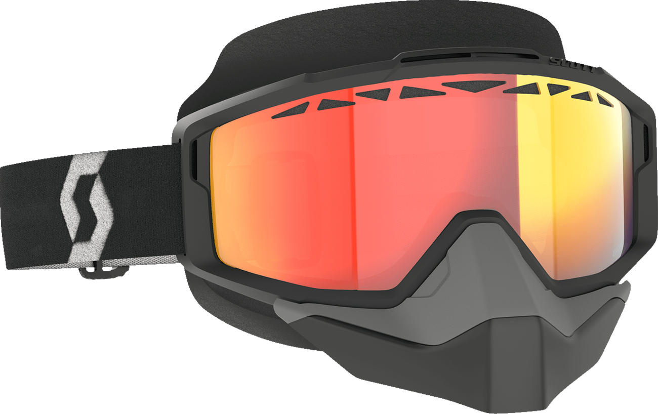 Split OTG Snow Goggle - Light Sensitive - Black/White - Red Chrome 285542-1007341