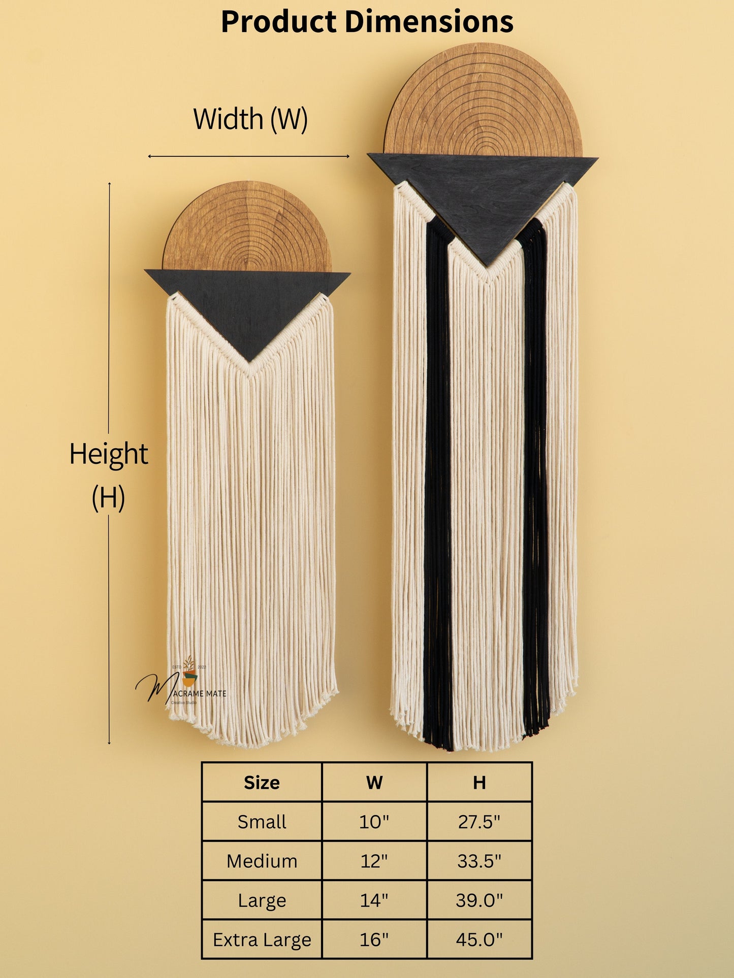 Fathom Macrame Fiber Wall Art (Y38)