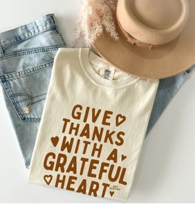 Give Thanks With a Grateful Heart Ivory