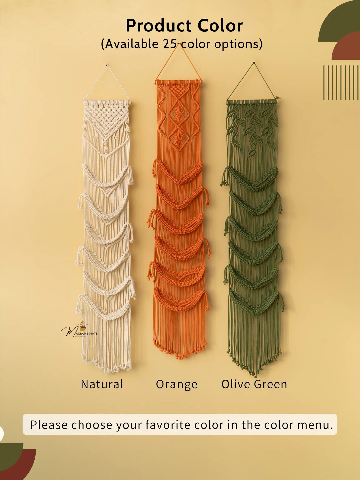 Macrame Baseball Hat Holders