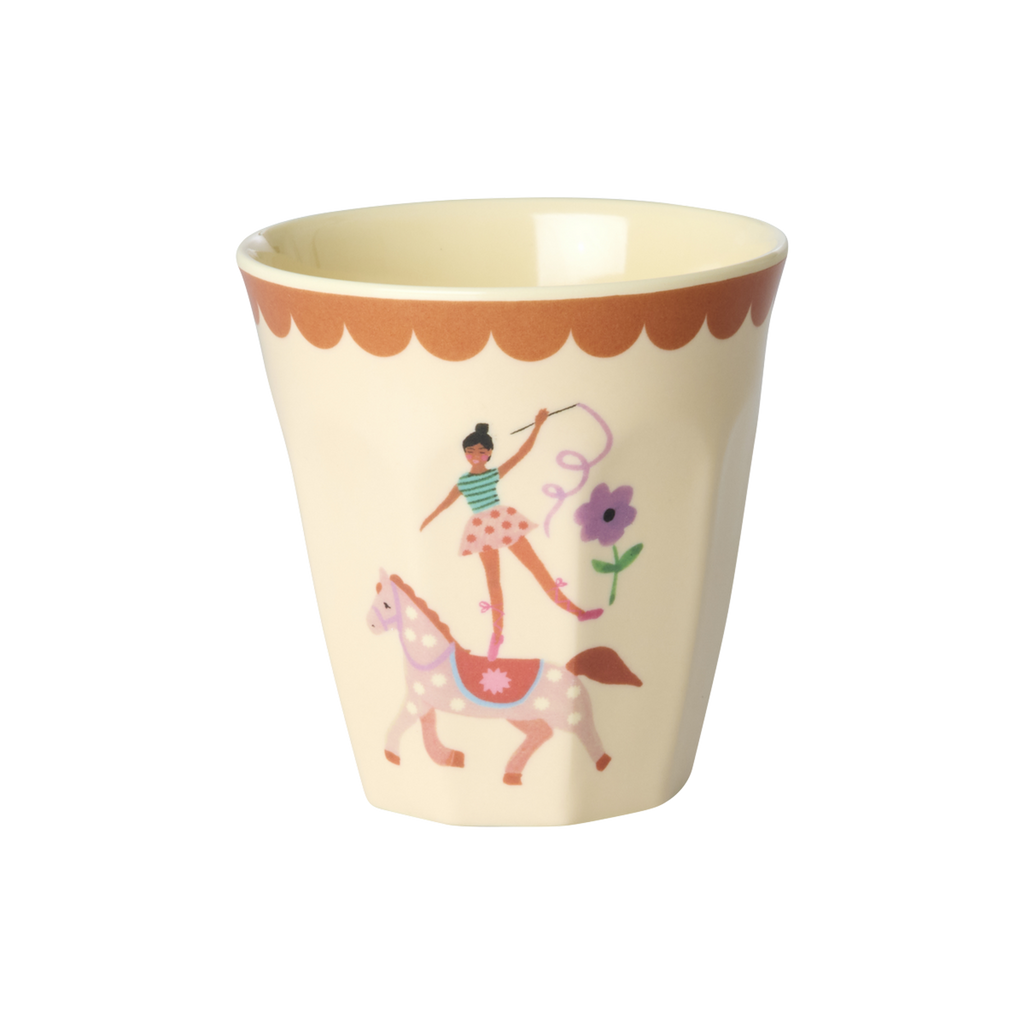 Melamine Kids Cups in Fun Fair Pink Prints - Small - 6 pcs. in Gift Box -