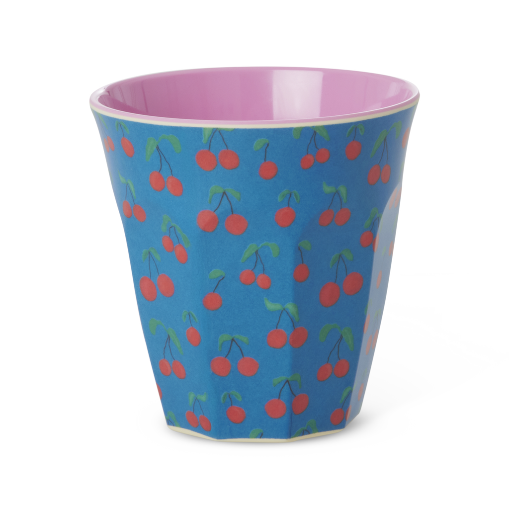 Melamine Medium Cup - Cherry Love Print - 8.4oz