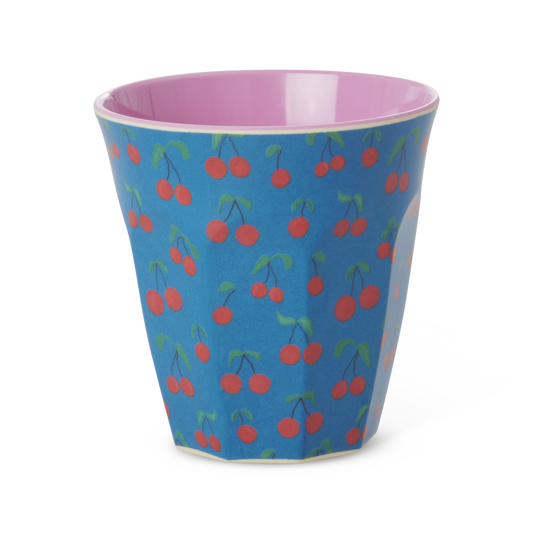 Melamine Medium Cup - Cherry Love Print - 8.4oz