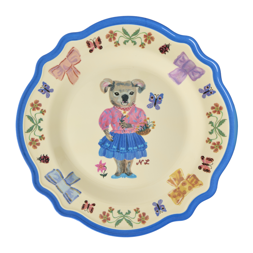 Vintage Dinner Plate - Blue