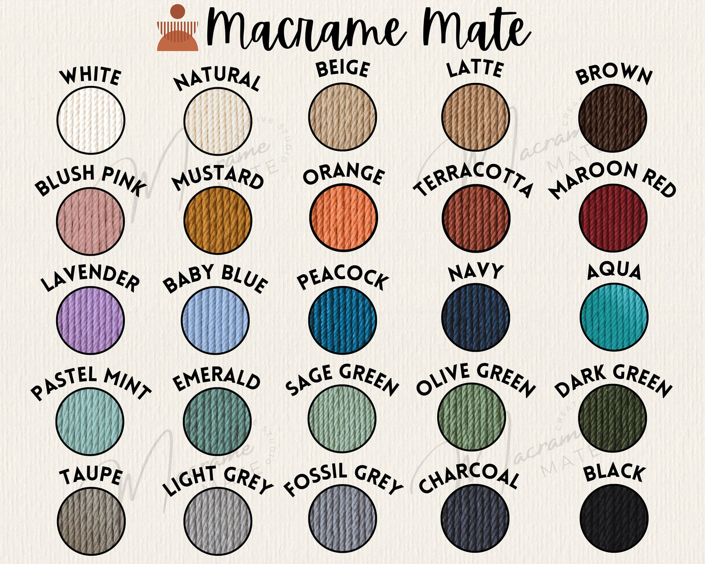 Warm Macrame Leaf Hanging