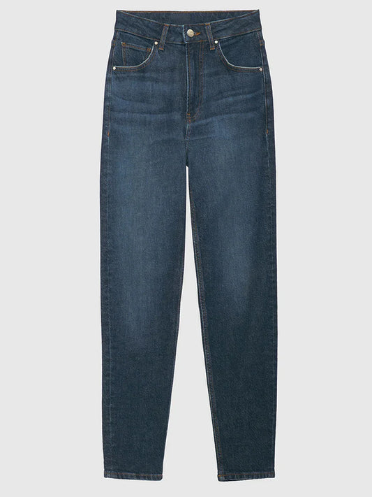 Women's Comfort Stretch Jeans - High Waist Vintage Denim Pants