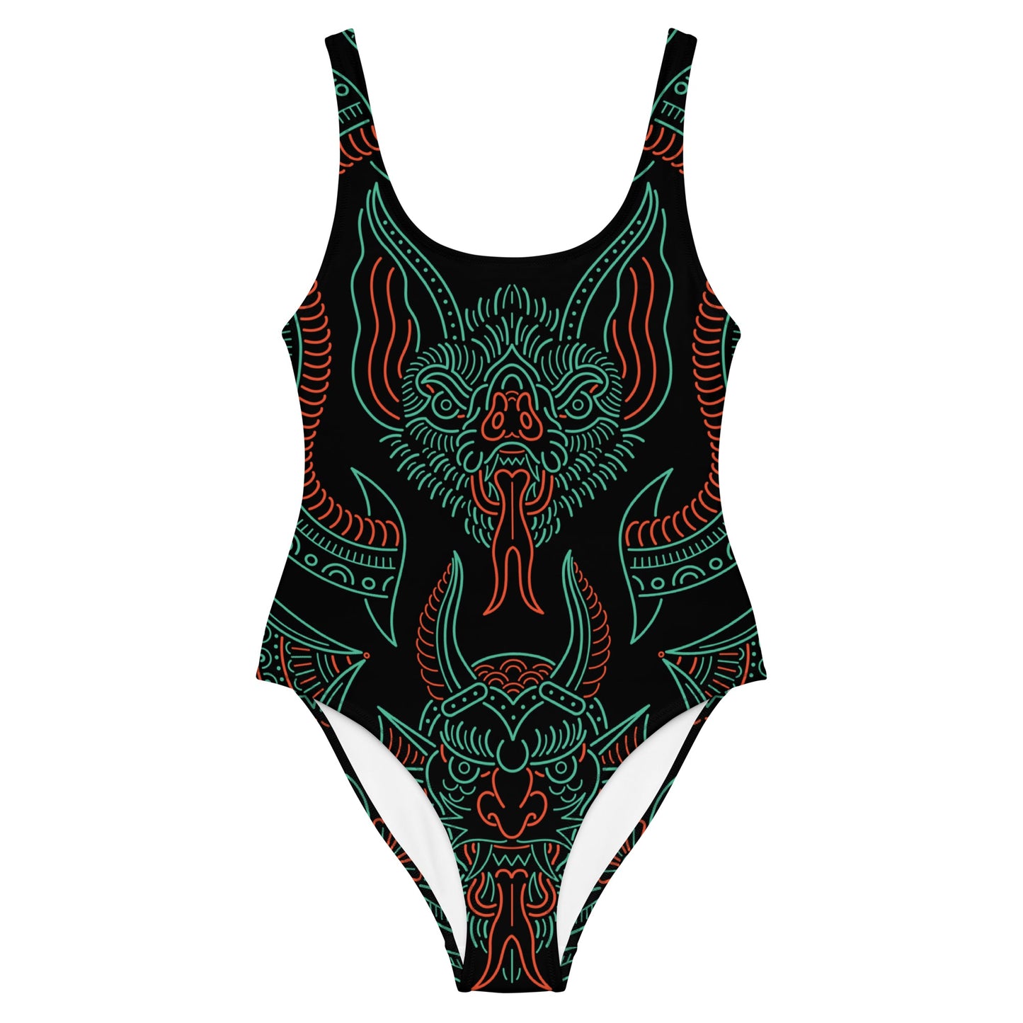 Nightmare Tattoo One-Piece Swimsuit