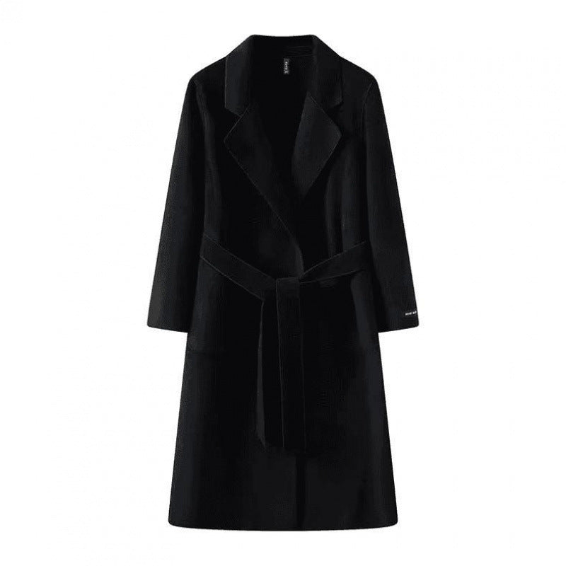 Women Loose Fit Mid-Length Coat