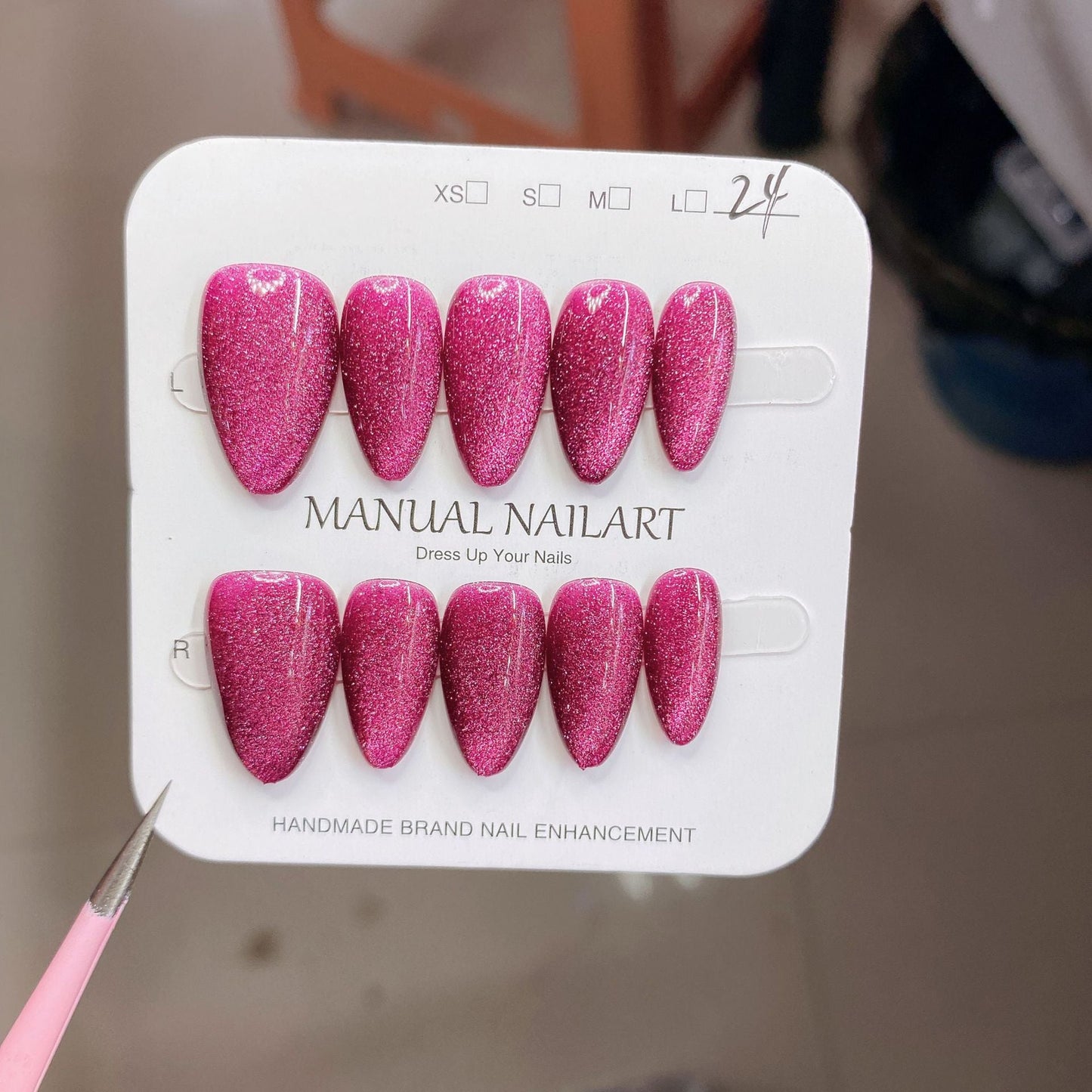 1026- Handmade press on nails