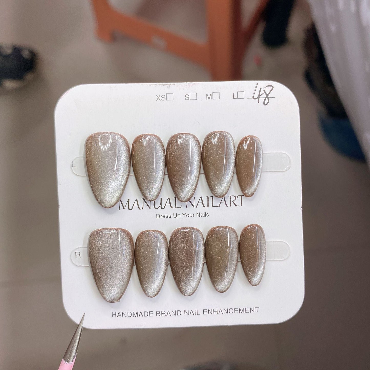 0965- Handmade press on nails