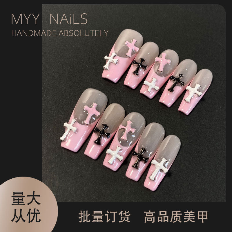0947- Handmade press on nails
