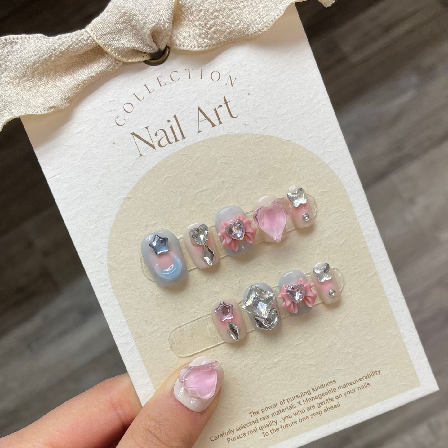 1024- Handmade press on nail