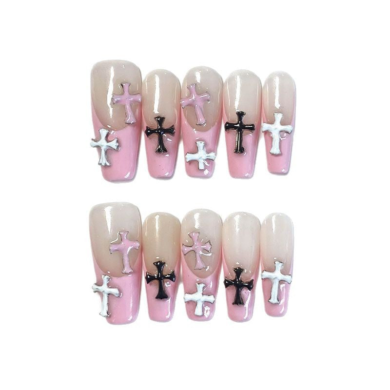 0947- Handmade press on nails