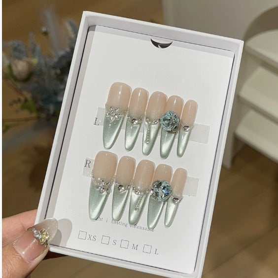 0995- Handmade press on nails