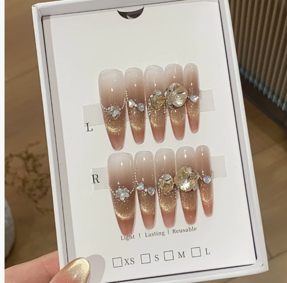 0995- Handmade press on nails