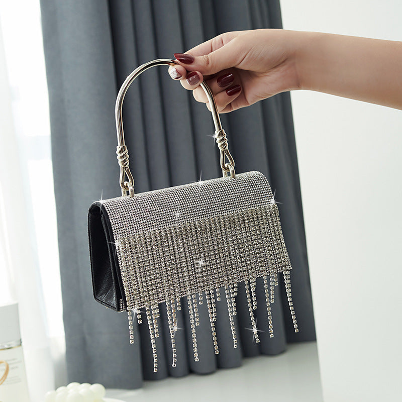 GlitteringTassel Rhinestone Purse