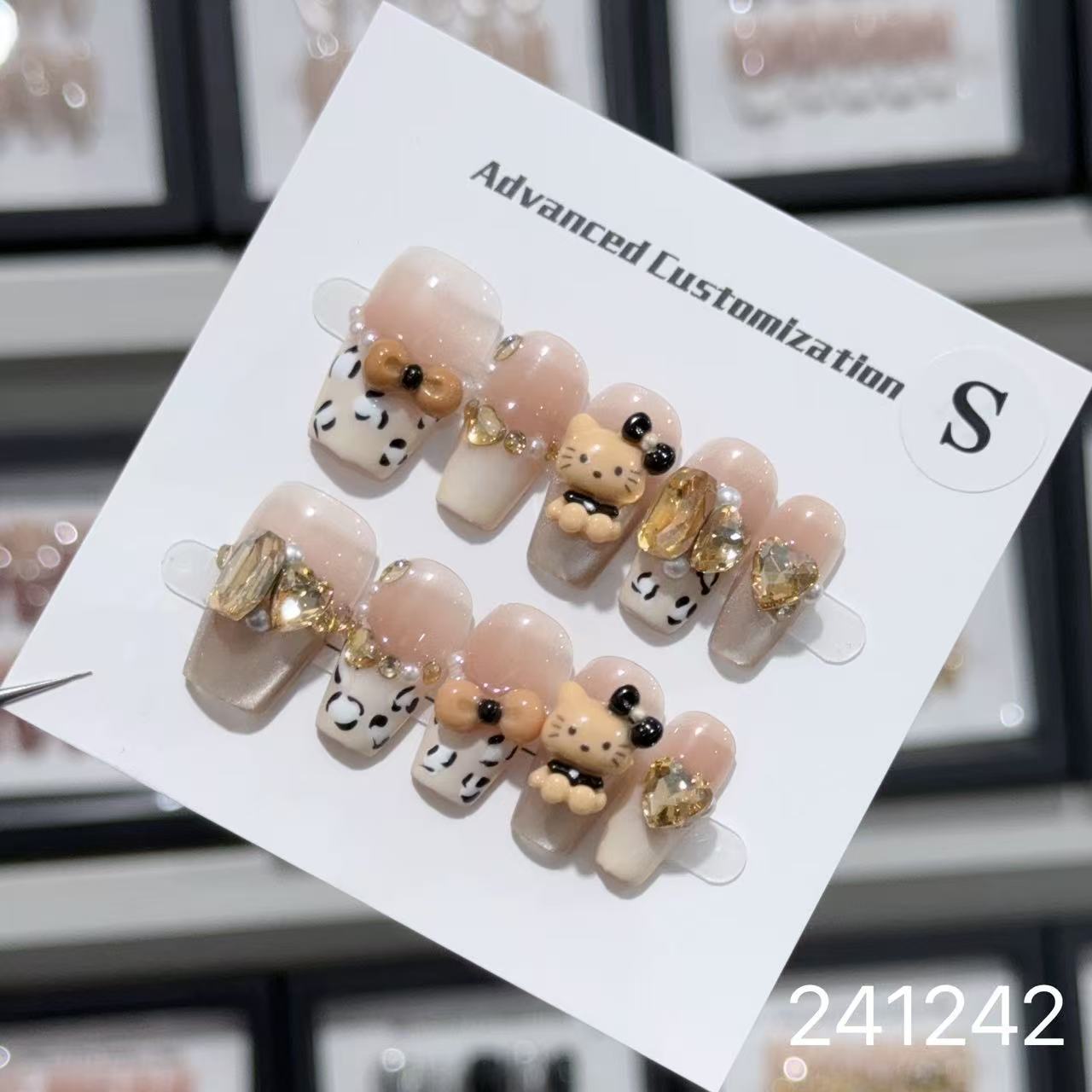 1029- Handmade press on nails