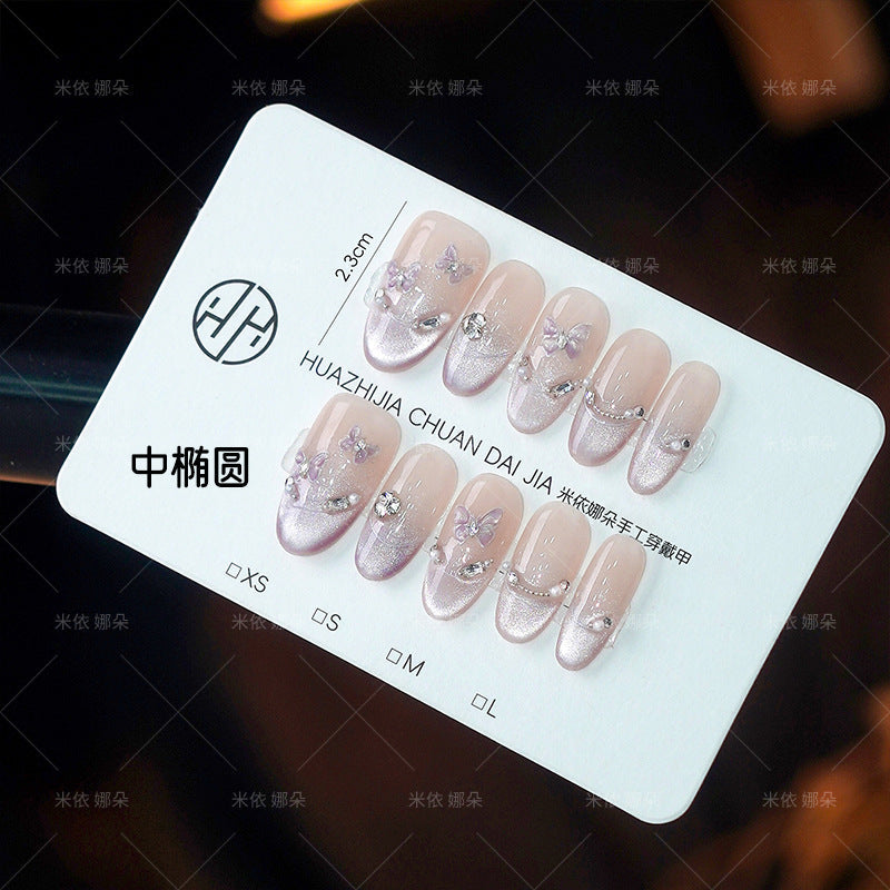 0961- Handmade press on nails