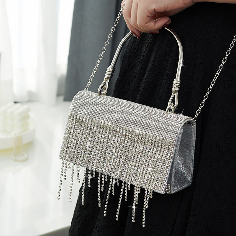 GlitteringTassel Rhinestone Purse