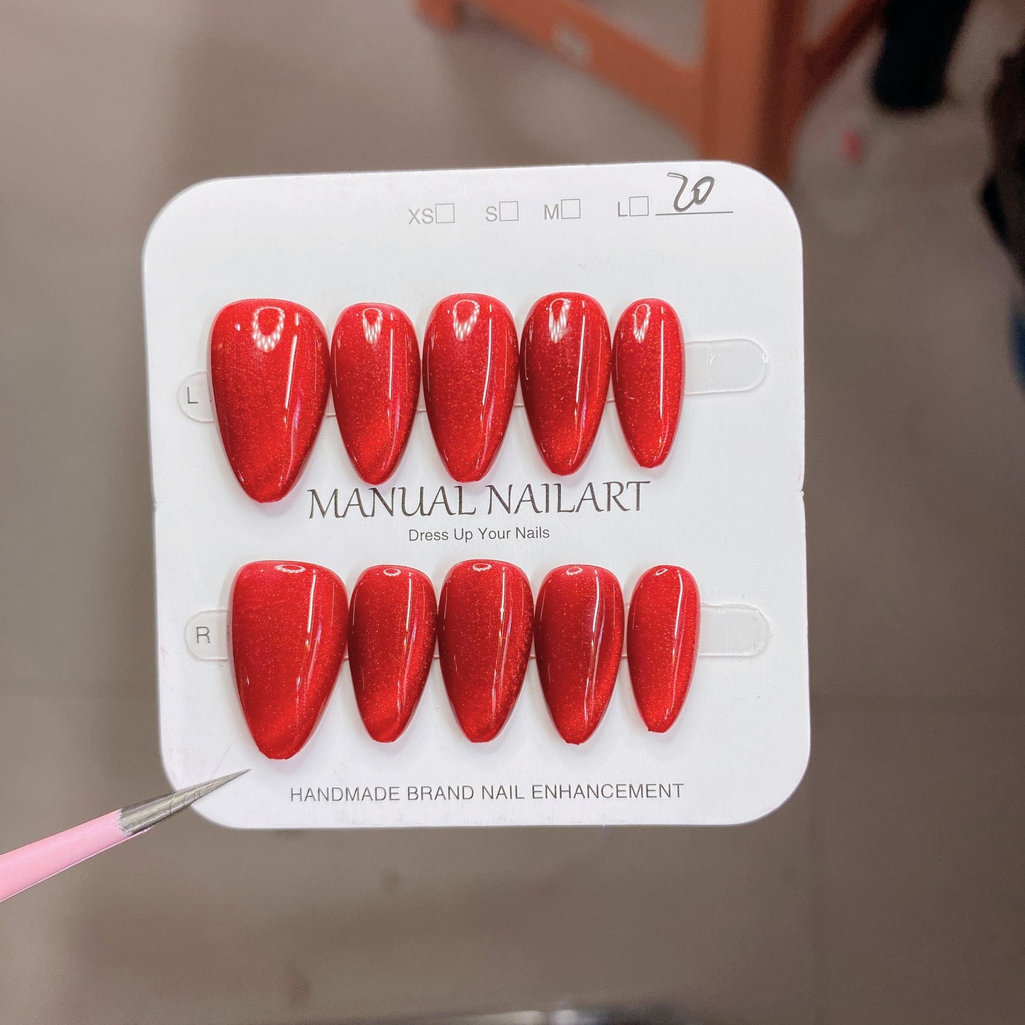 1027- Handmade press on nails