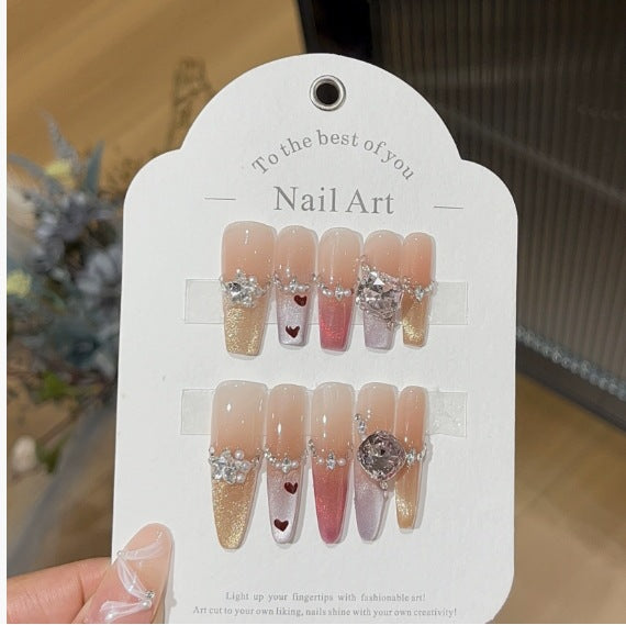 0995- Handmade press on nails
