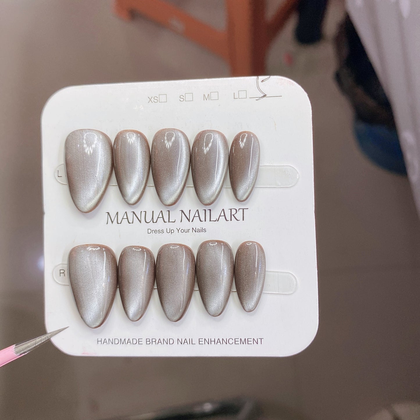 1027- Handmade press on nails