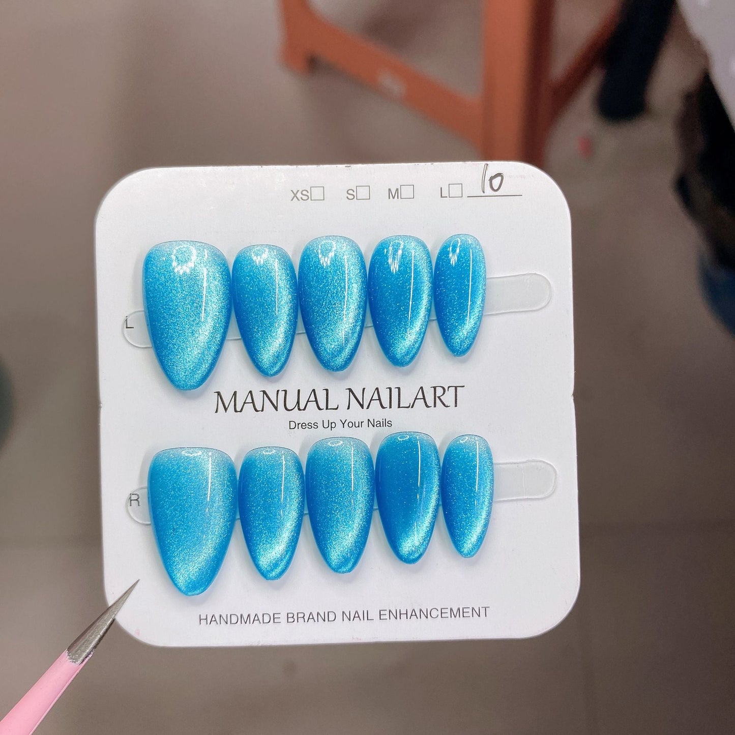 1027- Handmade press on nails