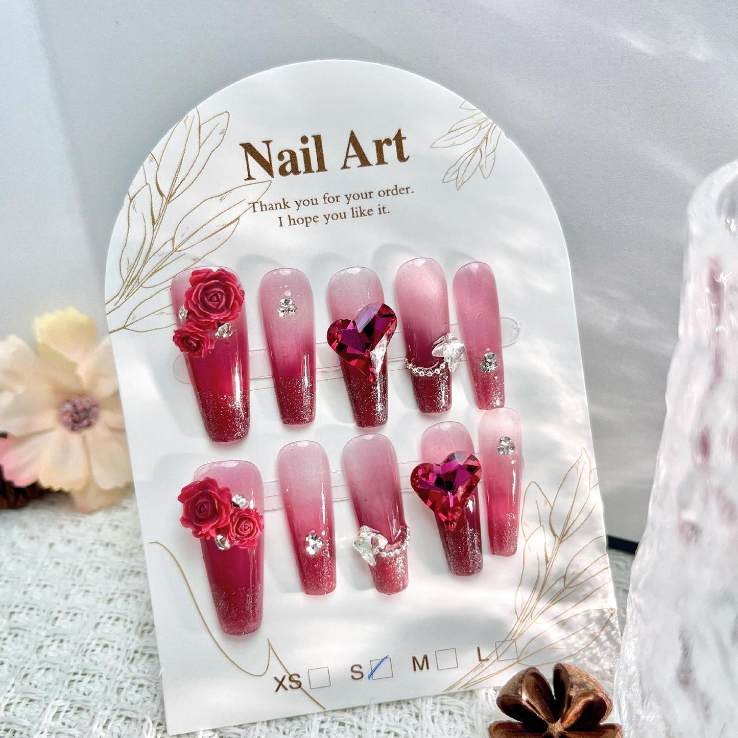 1032- Handmade press on nails