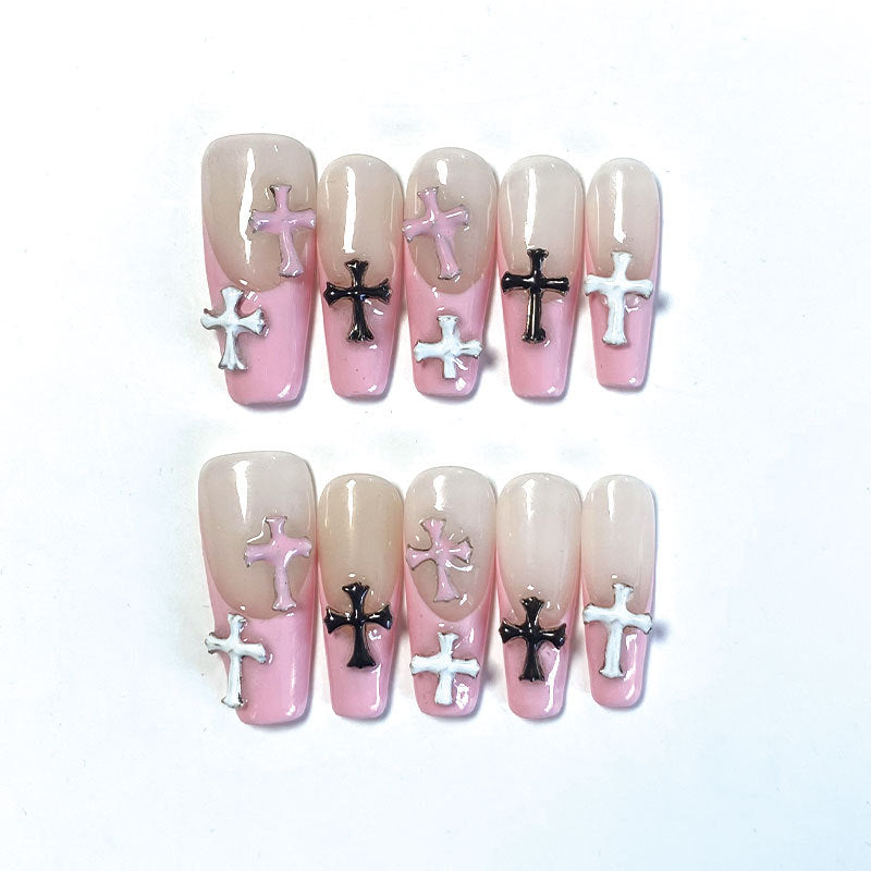 0947- Handmade press on nails