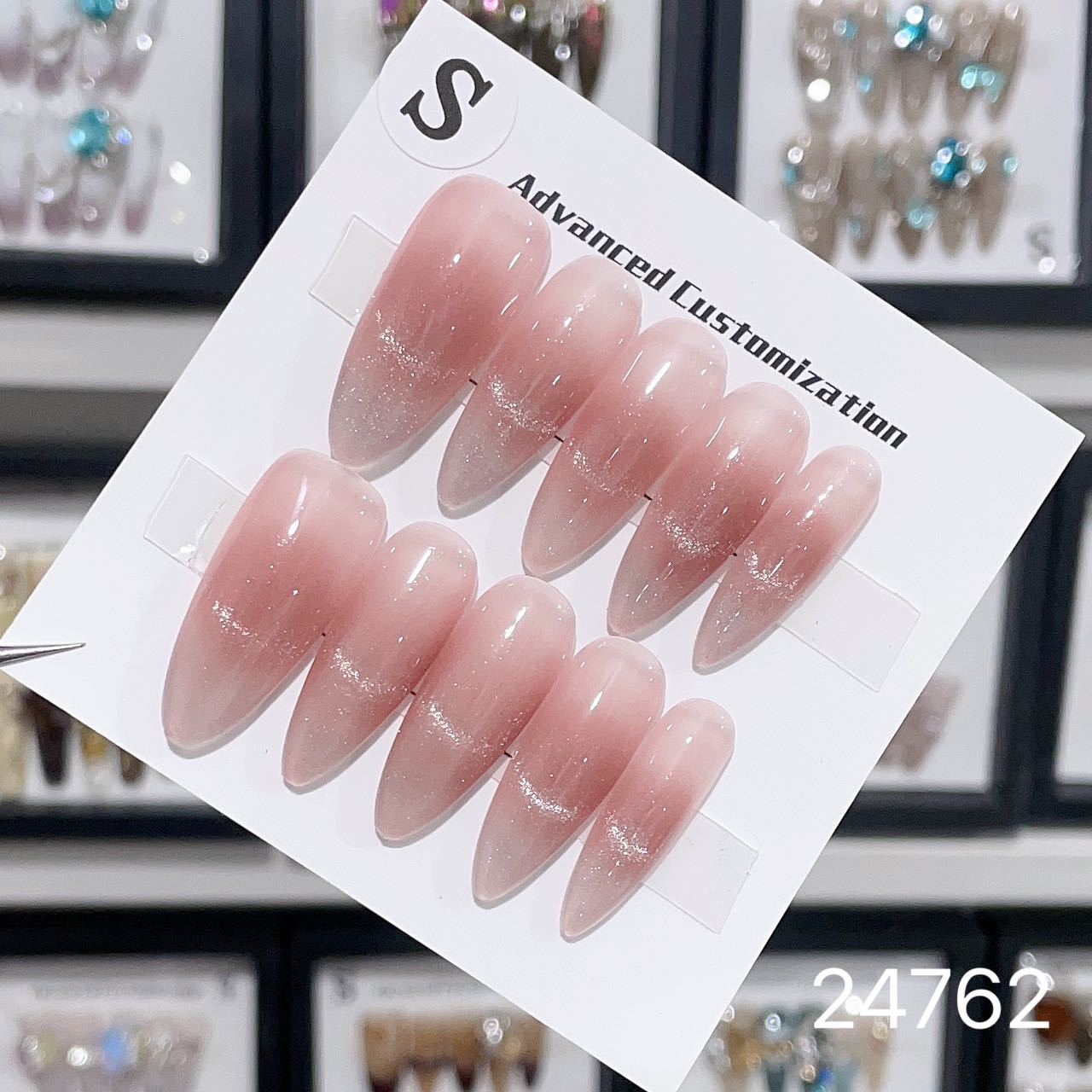 0967- Handmade press on nails