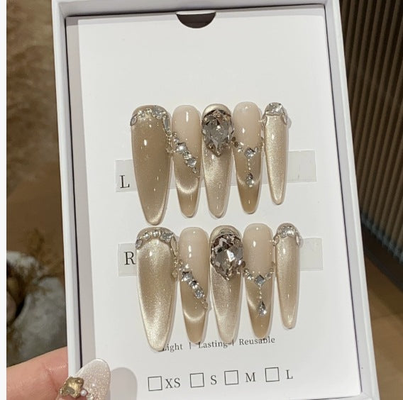 0995- Handmade press on nails