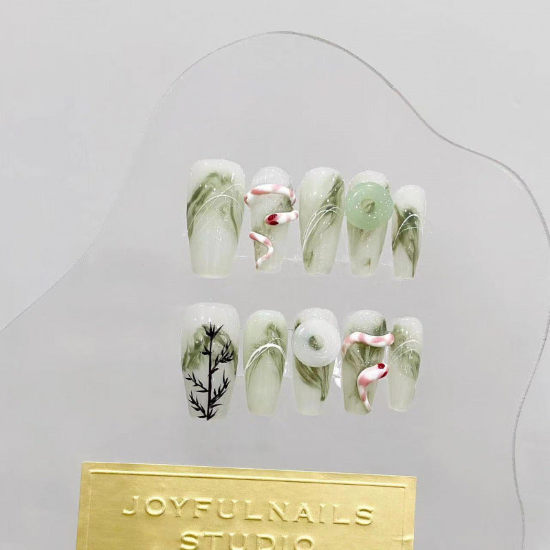 1023- Handmade press on nails